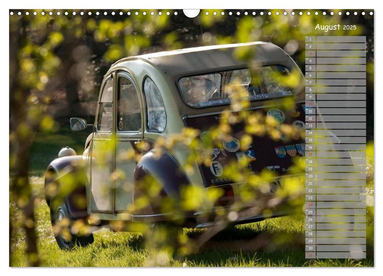Produktbild: Kultautomobil Ente Citro&euml;n 2CV (Wandkalender 2025 DIN A3 quer), CALVENDO Monatskalender