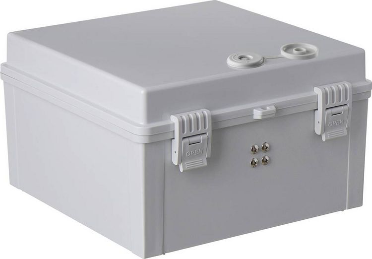 Produktbild: TRU COMPONENTS TC-PSC-30x30x18 Schaltschrank 300 x 300 x 180 ABS Hellgrau 1St.