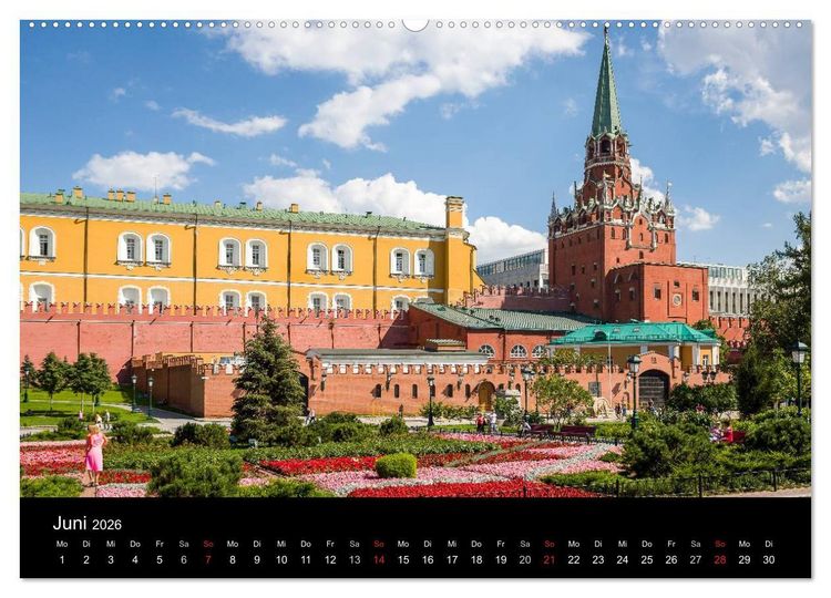 Produktbild: Moskau 2026 (Wandkalender 2026 DIN A2 quer), CALVENDO Monatskalender