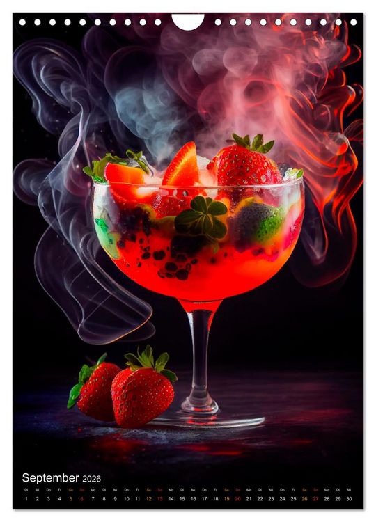Produktbild: Cocktails - Bew&auml;hrter Genuss neu interpretiert (Wandkalender 2026 DIN A4 hoch), CALVENDO Monatskalender