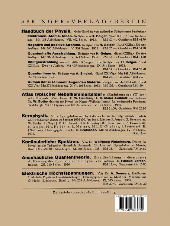 Produktbild: Kernphysikalische Tabellen