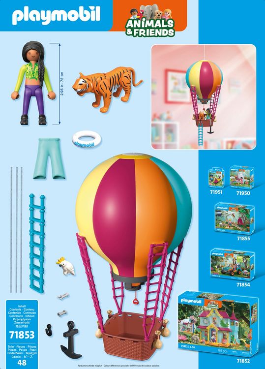 Produktbild: PLAYMOBIL 71853 Ballonreise