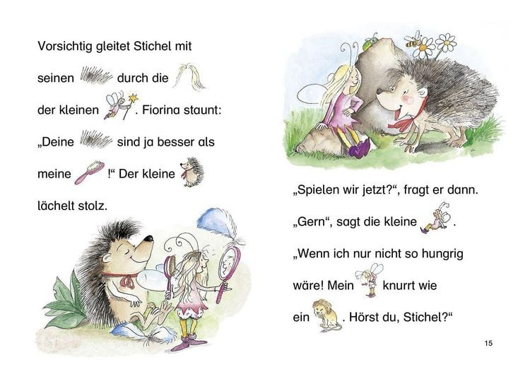 Produktbild: Lesenlernen in 3 Schritten - Die sch&ouml;nsten Geschichten von Feen, Einh&ouml;rnern und Meerm&auml;dchen