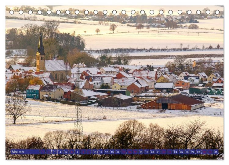 Produktbild: Duderstadt im Winter (Tischkalender 2027 DIN A5 quer), CALVENDO Monatskalender