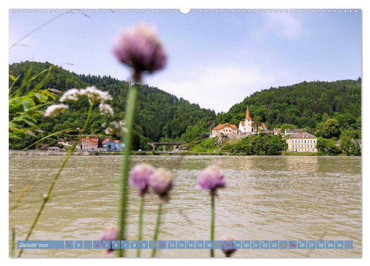 Produktbild: &Ouml;sterreichisches Donautal (hochwertiger Premium Wandkalender 2026 DIN A2 quer), Kunstdruck in Hochglanz