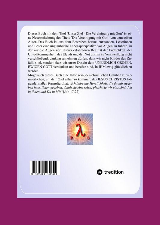 Produktbild: Unser ZIEL - Die Vereinigung mit Gott