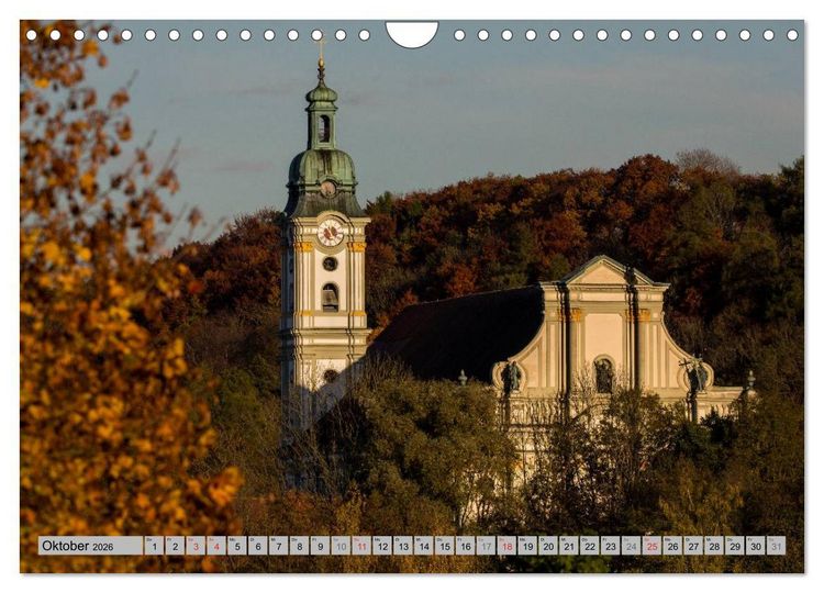 Produktbild: F&uuml;rstenfeldbruck und Umgebung (Wandkalender 2026 DIN A4 quer), CALVENDO Monatskalender