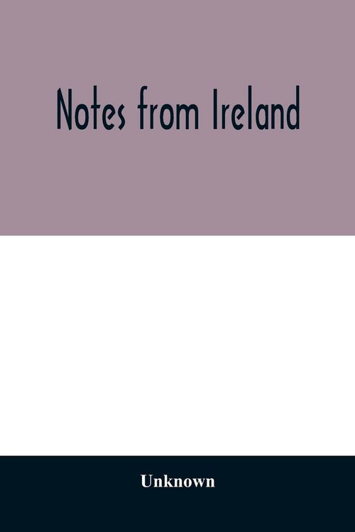 Produktbild: Notes from Ireland