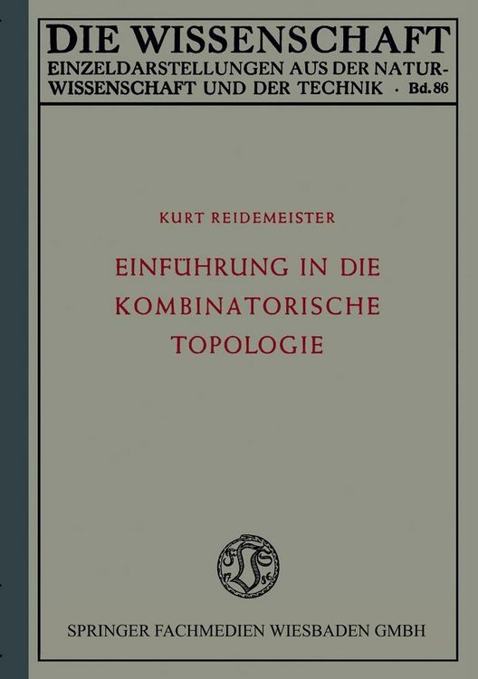 Produktbild: Einf&uuml;hrung in die kombinatorische Topologie