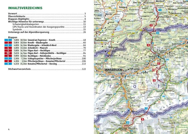Produktbild: ROTHER Wanderf&uuml;hrer Alpen&uuml;berquerung Tegernsee &ndash; Sterzing