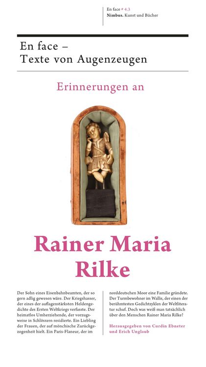 Produktbild: Erinnerungen an Rainer Maria Rilke