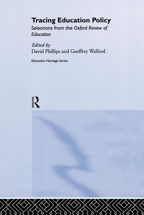 Produktbild: Tracing Education Policy