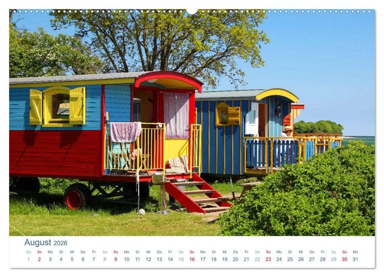 Produktbild: Freiheit auf Reisen 2026. Impressionen vom Camping und Zelten (Wandkalender 2026 DIN A2 quer), CALVENDO Monatskalender