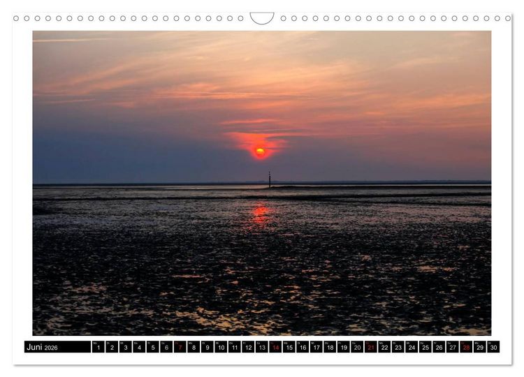Produktbild: Nordsee & Ostsee (Wandkalender 2026 DIN A3 quer), CALVENDO Monatskalender