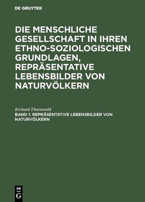 Produktbild: Repr&auml;sentative Lebensbilder von Naturv&ouml;lkern