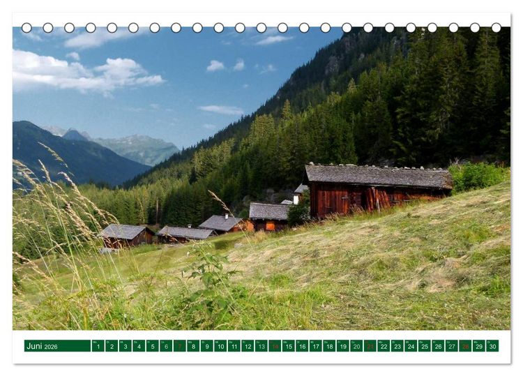 Produktbild: Montafon (Tischkalender 2026 DIN A5 quer), CALVENDO Monatskalender