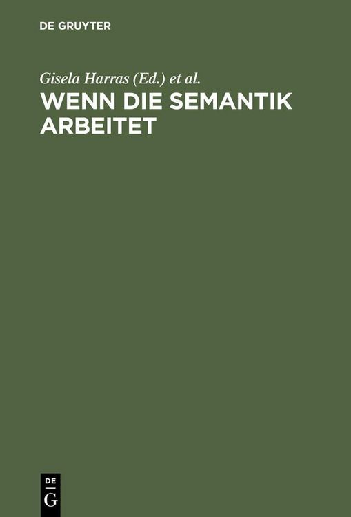 Produktbild: Wenn die Semantik arbeitet