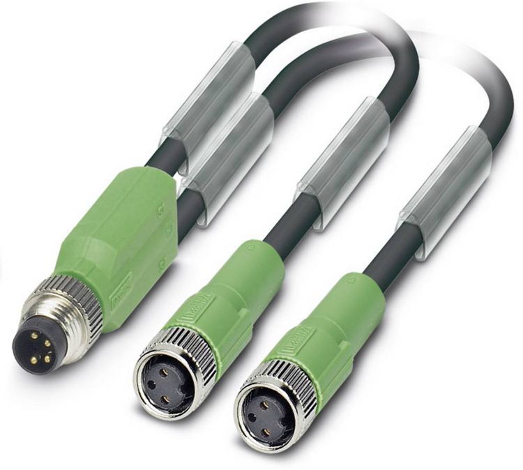 Produktbild: Phoenix Contact 1458664 Sensor-/Aktor-Steckverbinder, konfektioniert M8 Adapter, Y-Form 30.00 cm Polzahl Sensoren: 3 1 St.