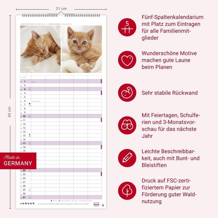 Produktbild: Whiskas Familienplaner 2027