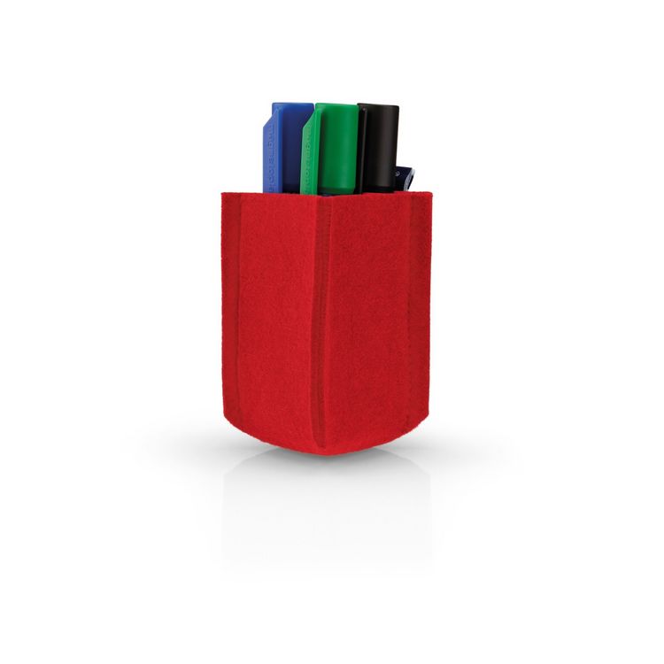 Produktbild: Magnetoplan Stiftehalter magnetisch magnetoTray SMALL (B x H x T) 60 x 100 x 60mm Rot 1227606