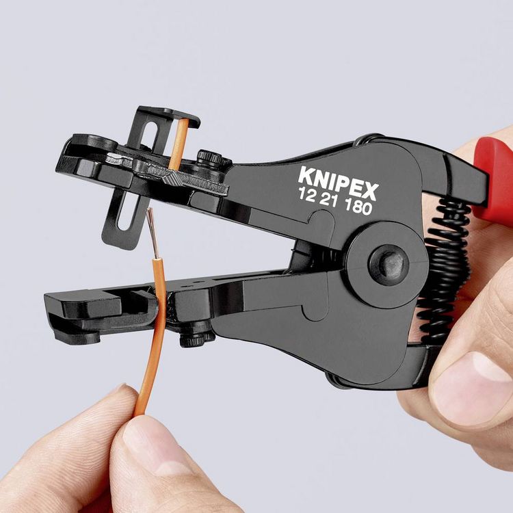 Produktbild: Knipex 12 21 180 EAN 12 21 180 Abisolierzange 0.5 bis 6mm&sup2; 10 bis 20
