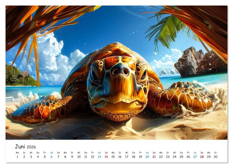 Produktbild: W&auml;chter der Meere (Wandkalender 2026 DIN A4 quer), CALVENDO Monatskalender