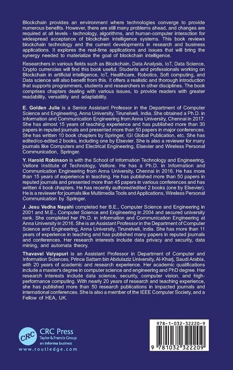 Produktbild: Blockchain Intelligent Systems