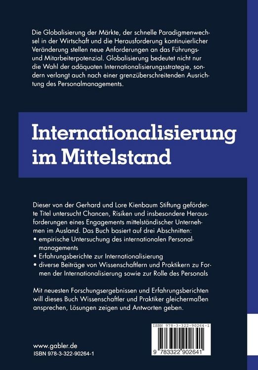 Produktbild: Internationalisierung im Mittelstand