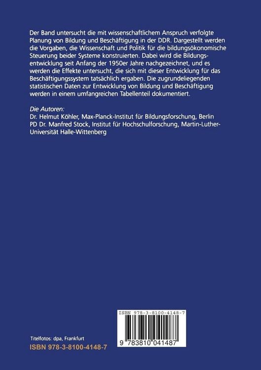 Produktbild: Bildung nach Plan?