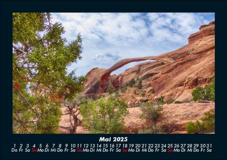 Produktbild: Landschaftskalender 2025 Fotokalender DIN A5