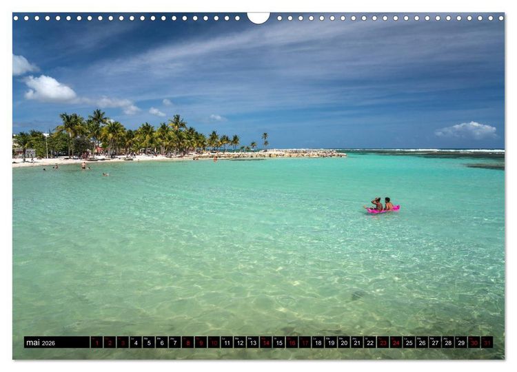 Produktbild: Guadeloupe (Calendrier mural 2026 DIN A3 vertical), CALVENDO calendrier mensuel