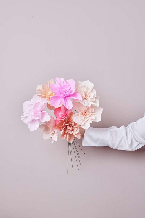 Produktbild: Krepppapier Bl&uuml;ten Set, Primrose Hill, M,, 8 Stk (8