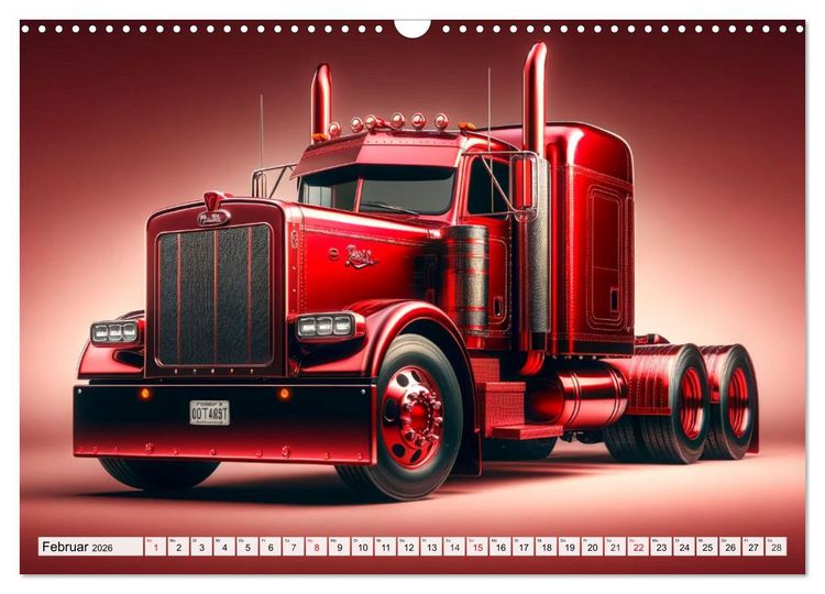 Produktbild: Faszination Truck: KI-Designs von Lack und Leistung (Wandkalender 2026 DIN A3 quer), CALVENDO Monatskalender