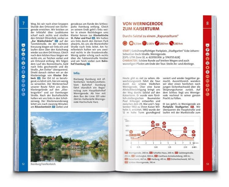 Produktbild: KOMPASS Wanderf&uuml;hrer Harz, 60 Touren
