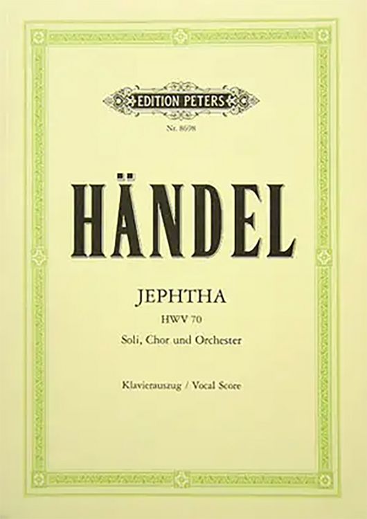 Produktbild: H&auml;ndel, G: Jephtha HWV 70