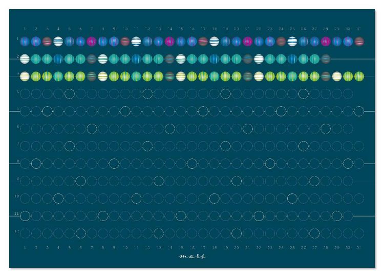 Produktbild: Une perle pour chaque jour (Calendrier mural 2026 DIN A3 vertical), CALVENDO calendrier mensuel