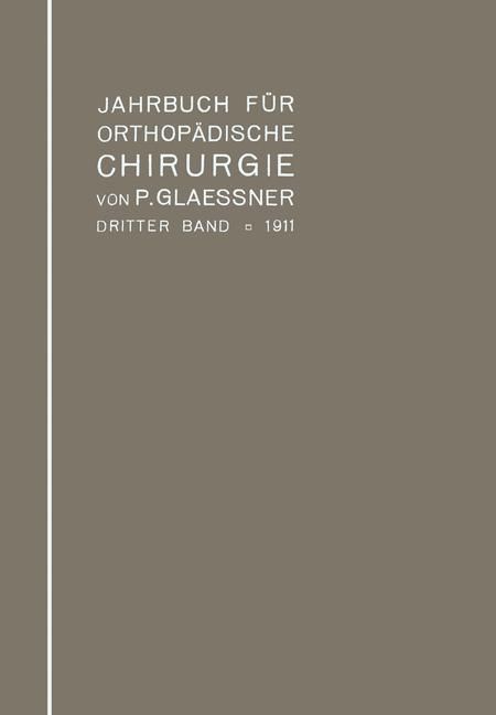 Produktbild: Jahrbuch f&uuml;r orthop&auml;dische Chirurgie