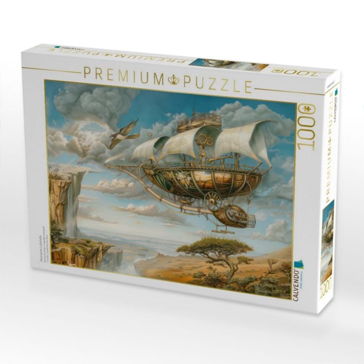 Produktbild: CALVENDO Puzzle Steampunk-Luftschiffe | 1000 Teile Lege-Gr&ouml;&szlig;e 64x48cm Foto-Puzzle f&uuml;r gl&uuml;ckliche Stunden