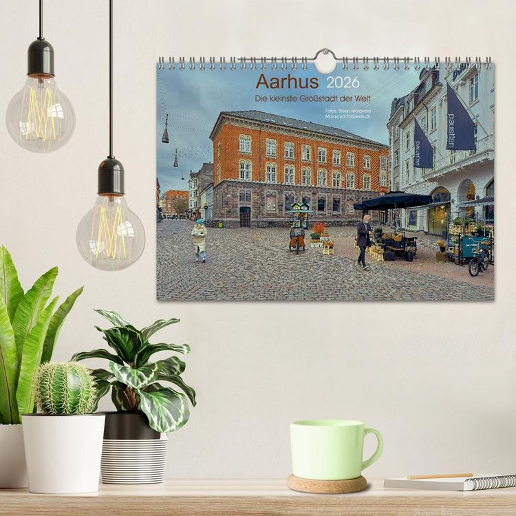 Produktbild: AARHUS, die kleinste Gro&szlig;stadt der Welt (Wandkalender 2026 DIN A4 quer), CALVENDO Monatskalender