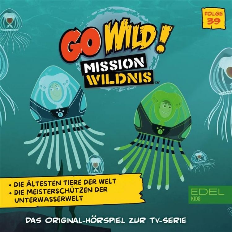 Produktbild: Folge 39: Die &auml;ltesten Tiere der Welt/Die Meistersch&uuml;tzen der Unterwasserwelt (Das Original-H&ouml;rspiel zur TV-Serie)