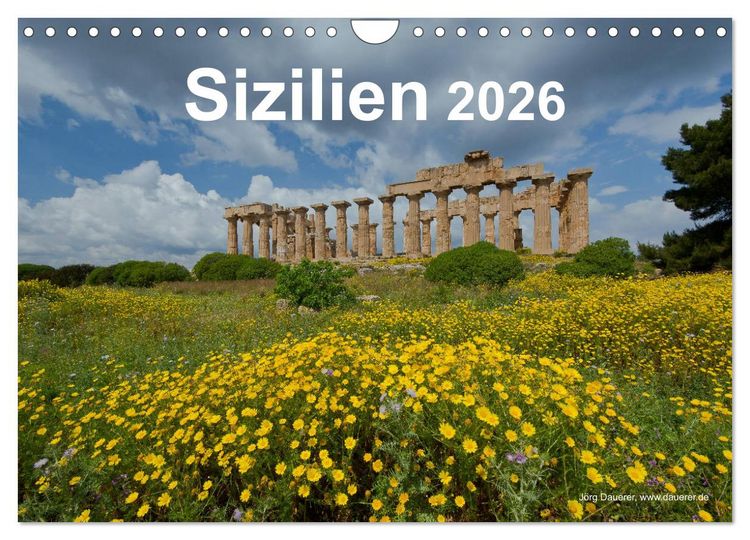 Produktbild: Sizilien 2026 (Wandkalender 2026 DIN A4 quer), CALVENDO Monatskalender