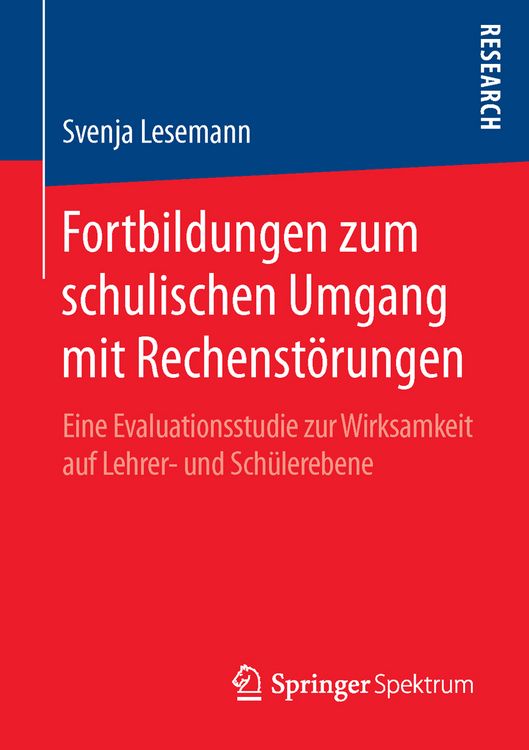 Produktbild: Fortbildungen zum schulischen Umgang mit Rechenst&ouml;rungen