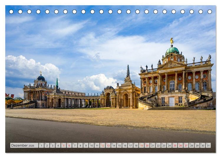 Produktbild: Potsdam Wundersch&ouml;ne Stadt (Tischkalender 2026 DIN A5 quer), CALVENDO Monatskalender