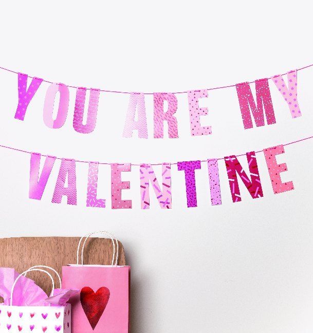 Produktbild: Girlande, You Are My Valentine