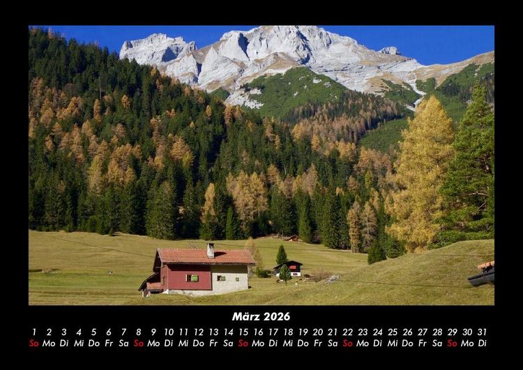 Produktbild: Bergige Welten 2026 Fotokalender DIN A3