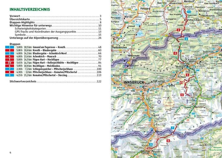Produktbild: ROTHER Wanderf&uuml;hrer Alpen&uuml;berquerung Tegernsee &ndash; Sterzing