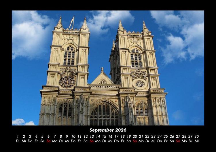 Produktbild: London 2026 Fotokalender DIN A3
