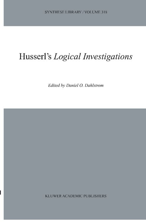 Produktbild: Husserl's Logical Investigations