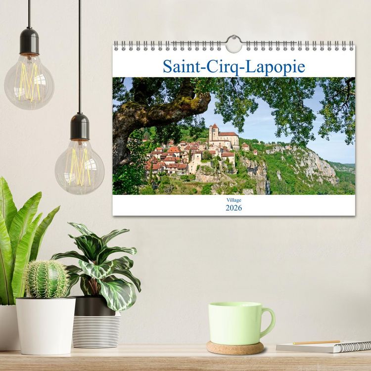 Produktbild: Saint-Cirq-Lapopie Village (Calendrier mural 2026 DIN A4 vertical), CALVENDO calendrier mensuel