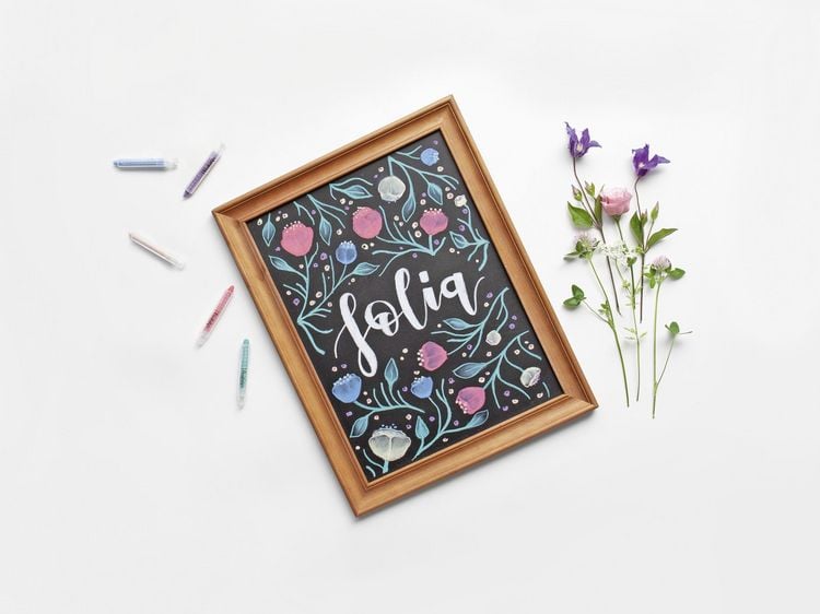 Produktbild: Folia Kreidestifte Set BASIC, 6 Kreidestifte, farbig sortiert